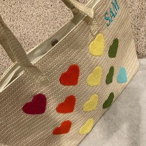 Monogrammed tote with initials SAM